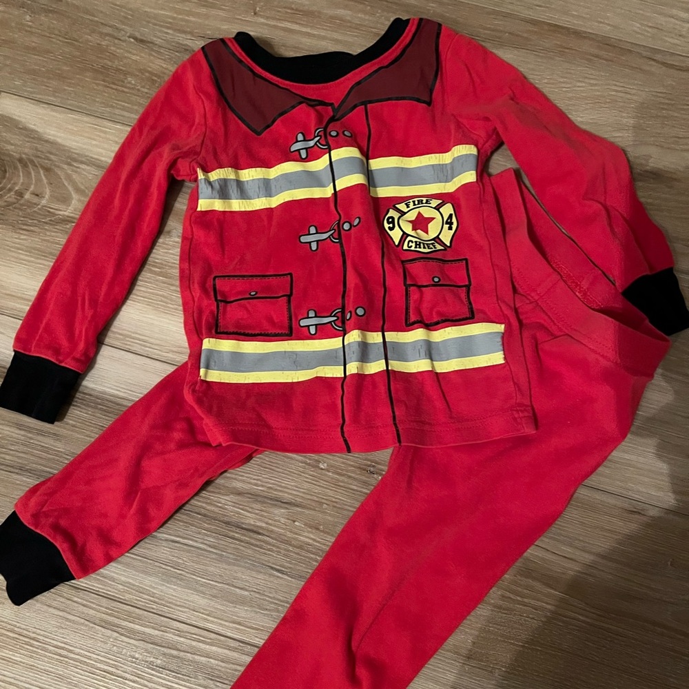 Old Navy Firefighter pajamas
